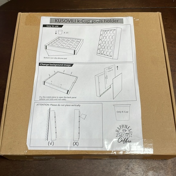 Happiness is a cup of coffee k cup holder - Picture 5 of 6